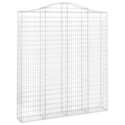Łukowaty kosz gabionowy 200x30x220/240 cm, galwanizowane żelazo
