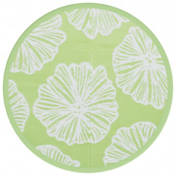 Dywan na zewnątrz, zielony, Ø120 cm, PP