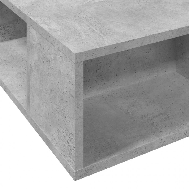 Rama łóżka, szarość betonu, 90x200 cm, materiał drewnopochodny