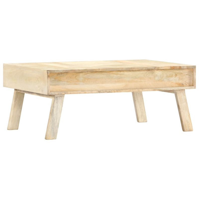 Stolik kawowy, 100 x 60 x 40 cm, lite drewno mango