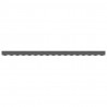 Lambrekin do markizy, antracytowe paski, 4 m