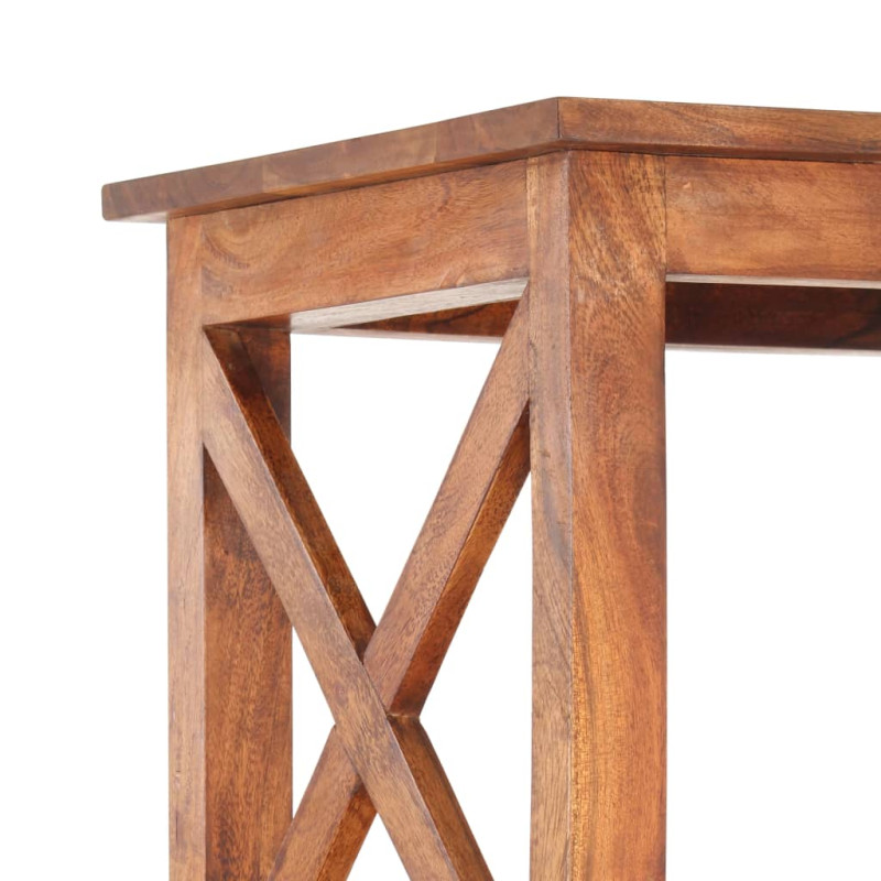 Regał na książki, 100x30x180 cm, akacja z miodowym wykończeniem