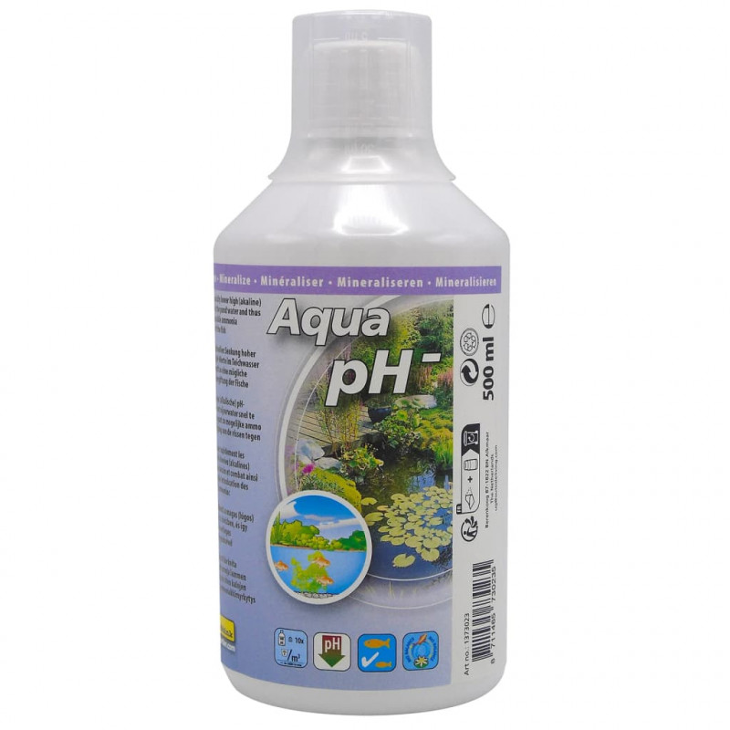 Ubbink Środek do uzdatniania wody Aqua PH-, 500 ml (na 10000 L)