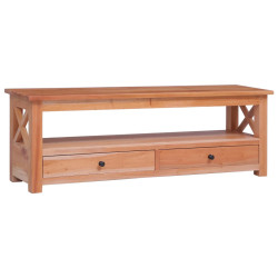 Szafka pod TV, 115x30x40 cm, lite drewno mahoniowe