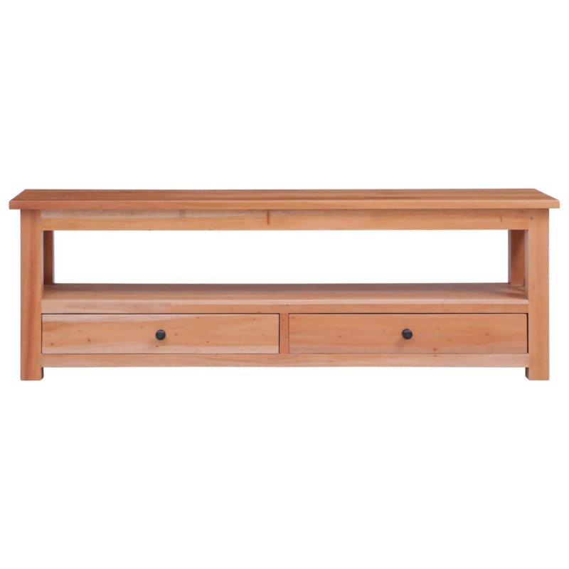 Szafka pod TV, 115x30x40 cm, lite drewno mahoniowe