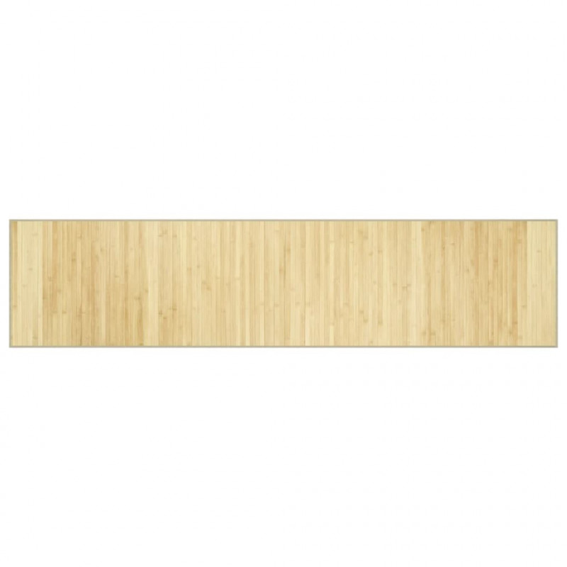 Dywan prostokątny, jasny naturalny, 70x300 cm, bambusowy