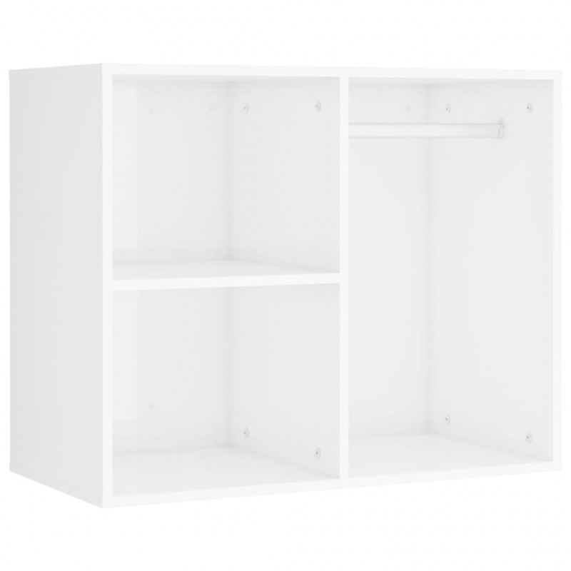 Zestaw z toaletką i oświetleniem LED, biały z połyskiem