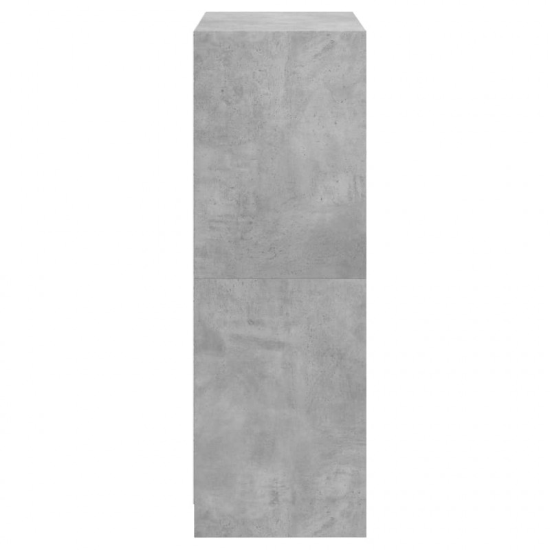 Szafka z drzwiczkami, szarość betonu, 68x37x109 cm