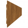 Obrzeża trawnikowe, 10 szt., 10x103 cm, giętkie, stal Corten