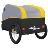Przyczepka rowerowa, czarno-żółta, 30 kg, żelazo