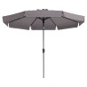 Madison Parasol ogrodowy Flores Luxe, 300 cm, okrągły, taupe