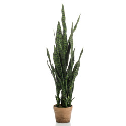 Emerald Sztuczna sansewieria w doniczce, 84 cm