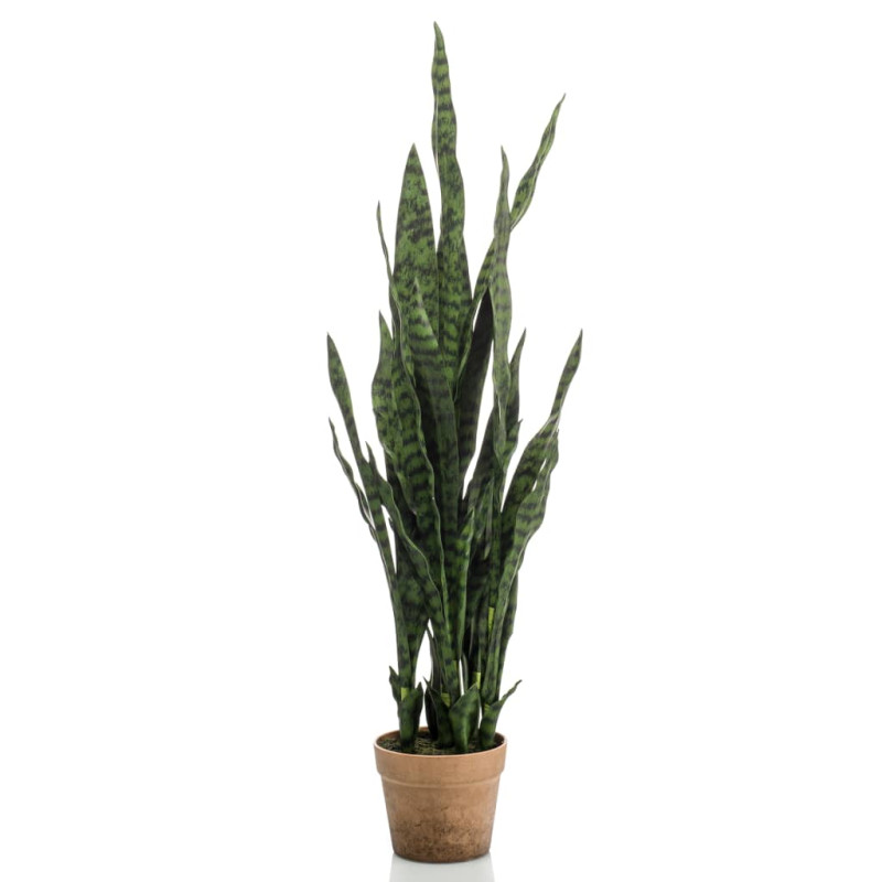 Emerald Sztuczna sansewieria w doniczce, 84 cm