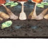 Dywanik kuchenny, kolorowy, 60x180 cm, antypoślizgowy