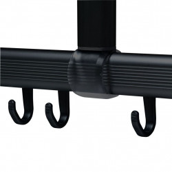 Sealskin Zestaw drążków do zasłony prysznicowej Easy-Roll, czarny