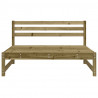 Sofa środkowa do ogrodu, 120x80 cm, impregnowane drewno sosnowe