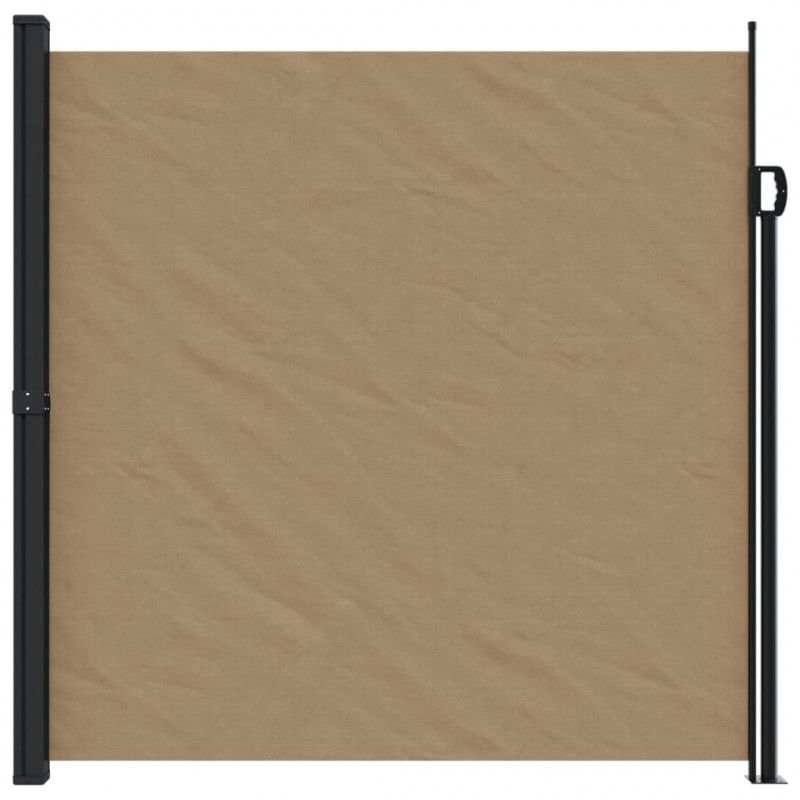 Zwijana markiza boczna, taupe, 200x300 cm