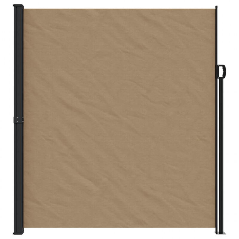 Zwijana markiza boczna, taupe, 220x300 cm