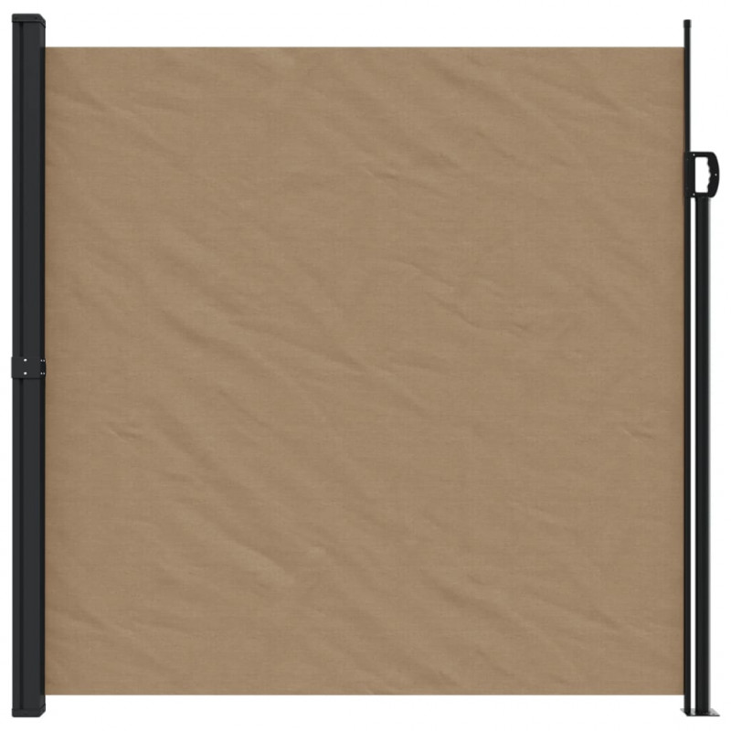 Zwijana markiza boczna, taupe, 200x500 cm