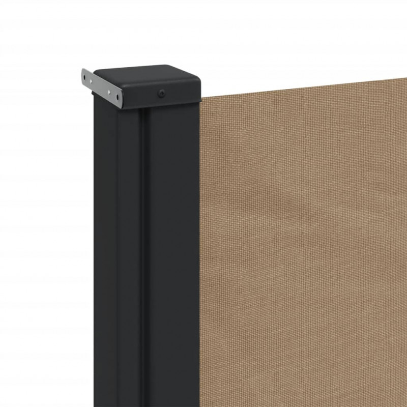 Zwijana markiza boczna, taupe, 200x500 cm