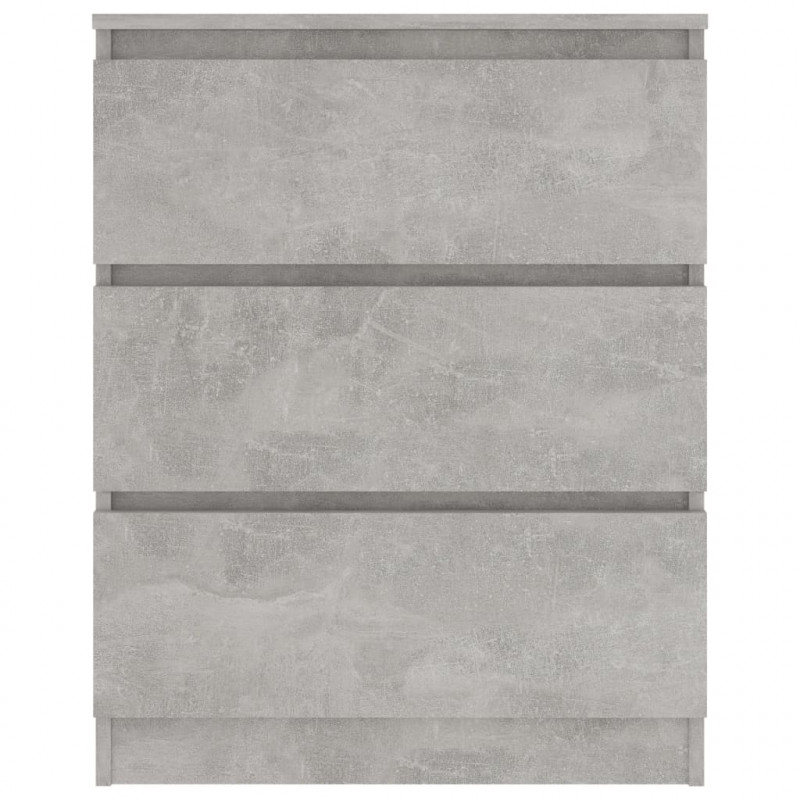 Szafka, szarość betonu, 60x35x76 cm, materiał drewnopochodny
