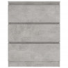 Szafka, szarość betonu, 60x35x76 cm, materiał drewnopochodny