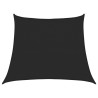 Żagiel przeciwsłoneczny, 160 g/m², czarny, 3/4x3 m, HDPE