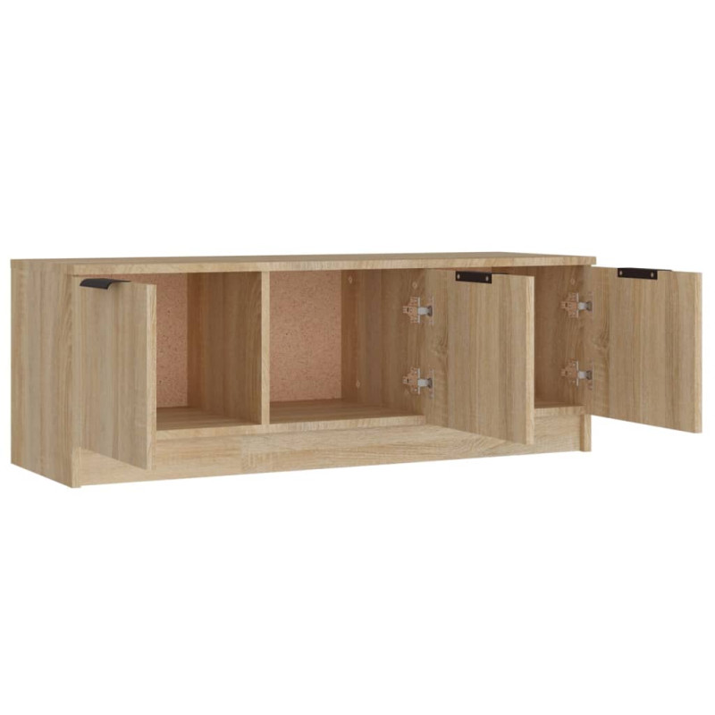 Szafka pod telewizor, dąb sonoma, 102x35x36,5 cm