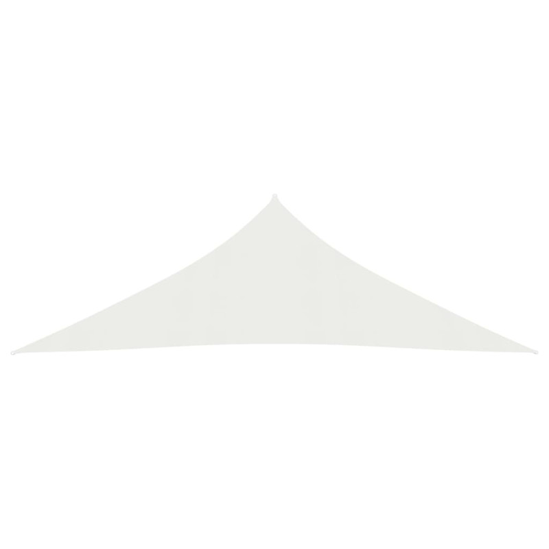 Żagiel przeciwsłoneczny, 160 g/m², biały, 3x3x4,2 m, HDPE