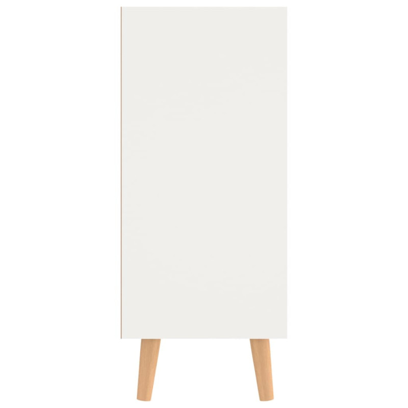 Szafka, biel i dąb sonoma, 90x30x72 cm, materiał drewnopochodny