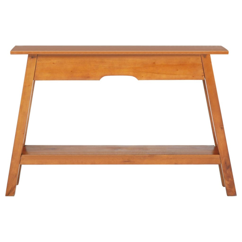 Stolik konsolowy, 110x30x75 cm, lite drewno mahoniowe