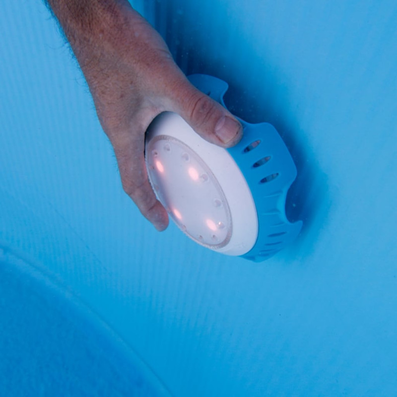 Gre Lampa LED do basenu naziemnego, biało-niebieska, LEDRC