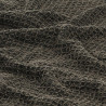 Bawełniana narzuta, 160 x 210 cm, antracytowo-brązowa