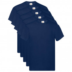 Koszula 5 pcs Niebieski 5XL Bawełna