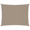 Prostokątny żagiel ogrodowy, tkanina Oxford, 3,5x4,5 m, taupe