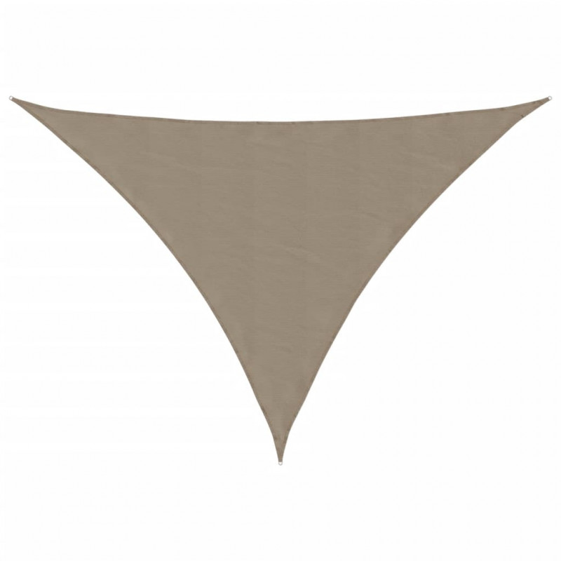 Trójkątny żagiel ogrodowy, tkanina Oxford, 2,5x2,5x3,5 m, taupe