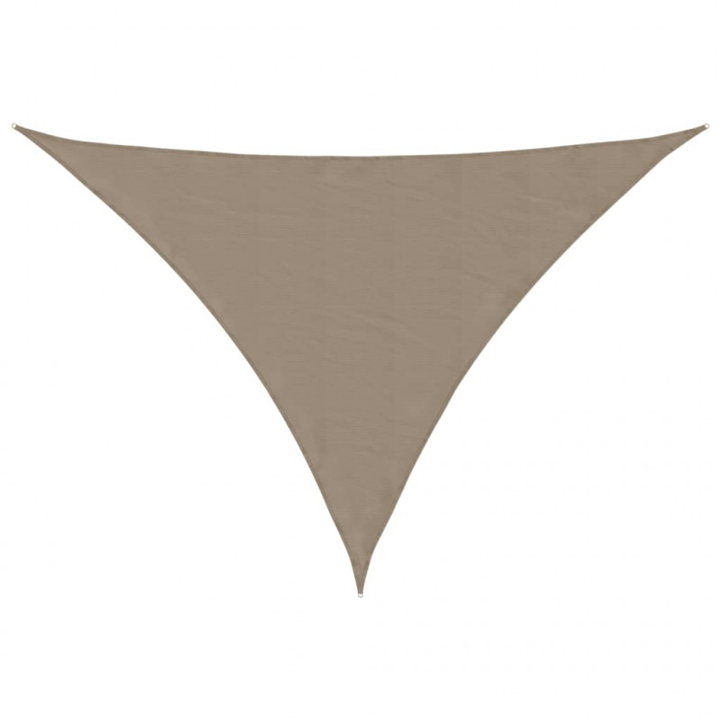 Trójkątny żagiel ogrodowy, tkanina Oxford, 3x4x5 m, taupe