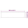 Markiza pionowa, beżowa, 60x800 cm, tkanina Oxford