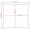 Żagiel ogrodowy, tkanina Oxford, kwadrat, 2,5x2,5 m, żółty