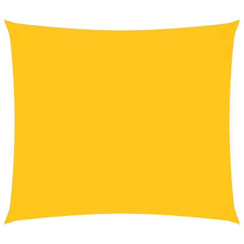 Prostokątny żagiel ogrodowy, tkanina Oxford, 2x2,5 m, żółty