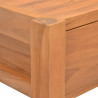 Biurko z 2 szufladami, 100x40x75 cm, drewno tekowe
