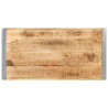 Stolik kawowy, 120 x 60 x 40 cm, surowe drewno mango