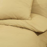 Zestaw pościeli, kolor taupe, 200x200 cm, lekka mikrofibra