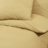 Zestaw pościeli, kolor taupe, 200x200 cm, lekka mikrofibra