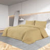 Zestaw pościeli, kolor taupe, 200x200 cm, lekka mikrofibra
