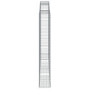 Łukowaty kosz gabionowy 300x30x200/220 cm, galwanizowane żelazo