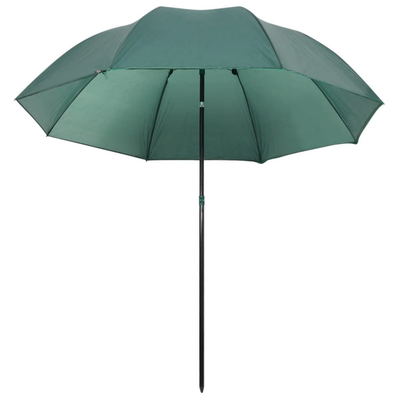 Parasol wędkarski, zielony, 220x193 cm