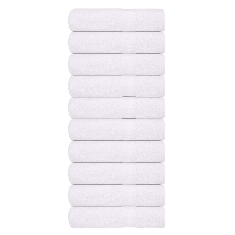 Ręczniki do rąk, FROGN, 10 szt., białe, 50x100 cm, 360 g/m²
