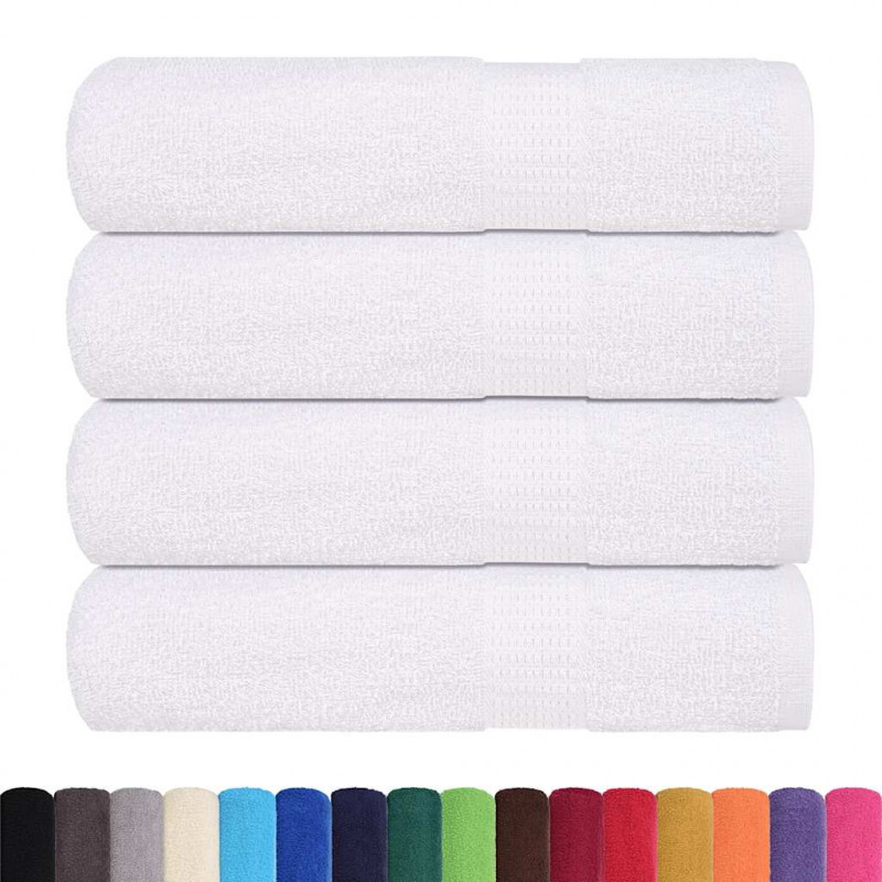 Ręczniki kąpielowe, FROGN, 4 szt., białe, 100x150 cm, 360 g/m²