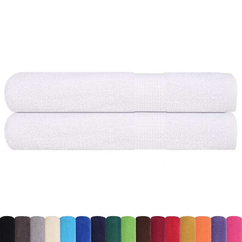 Ręczniki, FROGN, 2 szt., białe, 100x200 cm, 360 g/m²